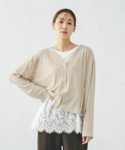 GLOBAL WORK（グローバルワーク）の「ヘビロッTEE裾切り替えタンク/636762（タンクトップ・レディース・ホワイト/ホワイト系その他2・MEDIUM/LARGE）」の15枚目の写真