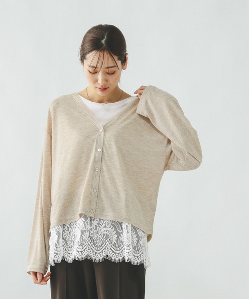 GLOBAL WORK（グローバルワーク）の「ヘビロッTEE裾切り替えタンク/636762（タンクトップ・レディース・ホワイト/ホワイト系その他2・MEDIUM/LARGE）」の17枚目の写真