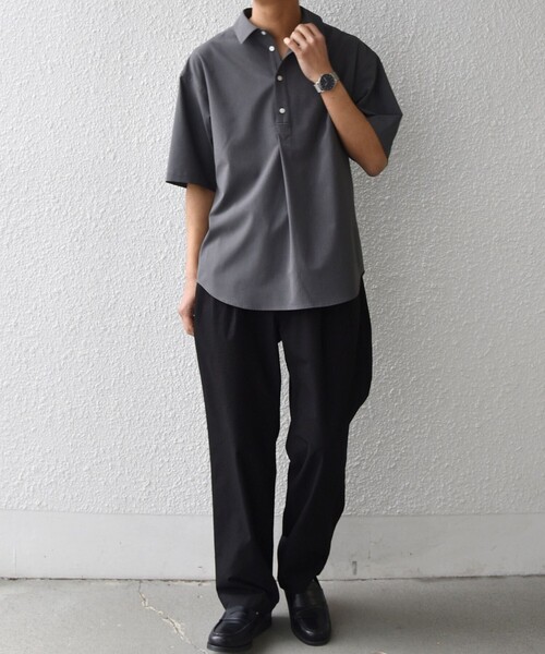 SHIPS any（シップス エニィ）の「SHIPS any:〈撥水/軽量/ストレッチ〉SOLOTEX(R) シアサッカー セミワイド イージーパンツ(セットアップ対応)26SS◆（その他パンツ・メンズ・キャメル/ブラック/ダークブルー/チャコールグレー/ネイビー・LARGE/MEDIUM/SMALL）」の11枚目の写真