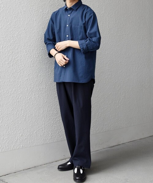 SHIPS any（シップス エニィ）の「SHIPS any:〈撥水/軽量/ストレッチ〉SOLOTEX(R) シアサッカー セミワイド イージーパンツ(セットアップ対応)26SS◆（その他パンツ・メンズ・キャメル/ブラック/ダークブルー/チャコールグレー/ネイビー・LARGE/MEDIUM/SMALL）」の21枚目の写真