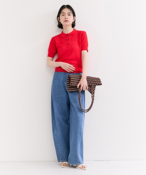 The Bagmati（ザバグマティ）の「【The Bagmati/バグマティ】コード編みバッグ（トートバッグ・レディース・オレンジ系/ピンク系/ブラウン系/ブルー系/ブラック系・FREE）」の9枚目の写真