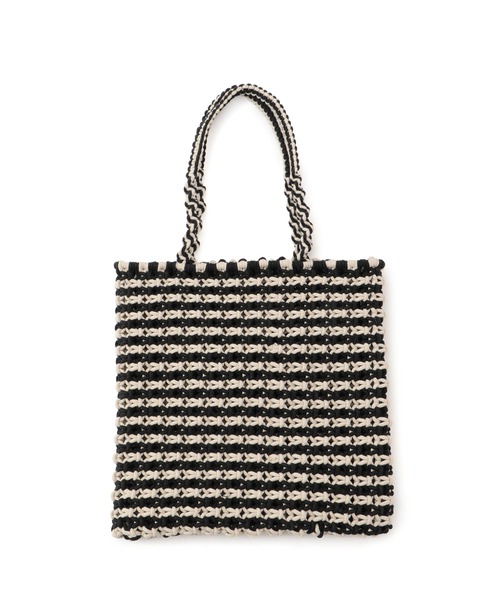 The Bagmati（ザバグマティ）の「【The Bagmati/バグマティ】コード編みバッグ（トートバッグ・レディース・オレンジ系/ピンク系/ブラウン系/ブルー系/ブラック系・FREE）」の15枚目の写真