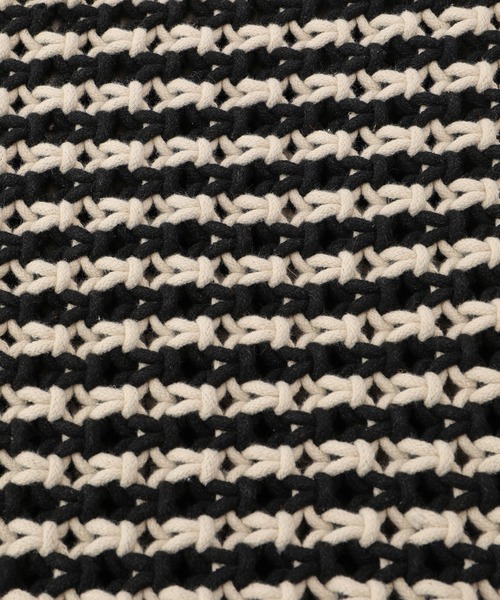 The Bagmati（ザバグマティ）の「【The Bagmati/バグマティ】コード編みバッグ（トートバッグ・レディース・オレンジ系/ピンク系/ブラウン系/ブルー系/ブラック系・FREE）」の17枚目の写真