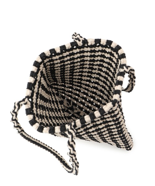 The Bagmati（ザバグマティ）の「【The Bagmati/バグマティ】コード編みバッグ（トートバッグ・レディース・オレンジ系/ピンク系/ブラウン系/ブルー系/ブラック系・FREE）」の18枚目の写真