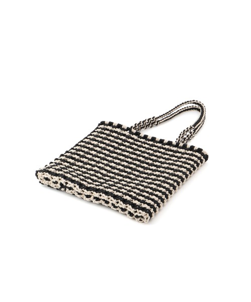 The Bagmati（ザバグマティ）の「【The Bagmati/バグマティ】コード編みバッグ（トートバッグ・レディース・オレンジ系/ピンク系/ブラウン系/ブルー系/ブラック系・FREE）」の19枚目の写真