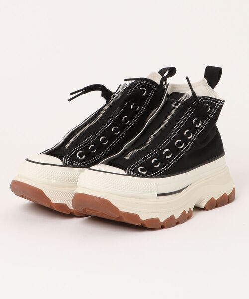 converse コンバース ALL STAR TREKWAVE CENTERZIP HI レディーススニーカー 厚底(オールスタートレックウエーブセンタージップHI)