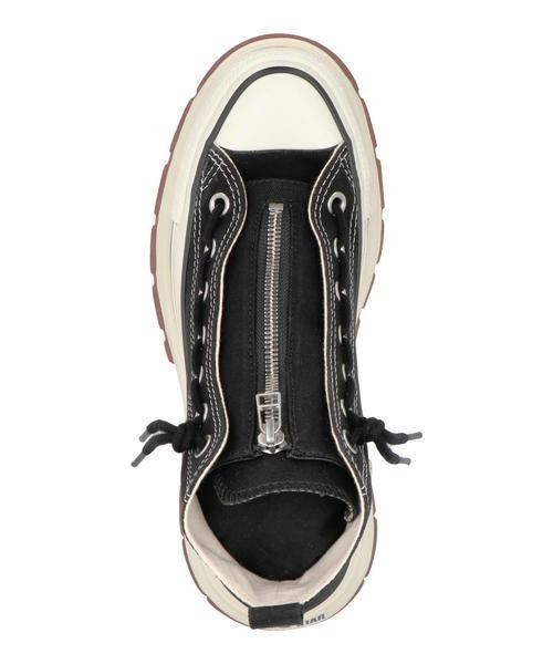 CONVERSE(コンバース)の「converse コンバース ALL STAR TREKWAVE CENTERZIP HI レディーススニーカー 厚底(オールスタートレックウエーブセンタージップHI)(スニーカー・レディース・ブラック×ブラック/ブラック・22.5cm/23.0cm/23.5cm/24.0cm/24.5cm/25.0cm)」の6枚目の写真