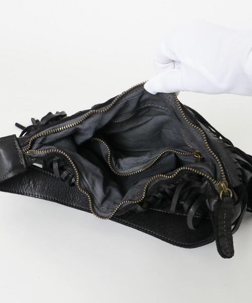 URBAN RESEARCH（アーバンリサーチ）の「レザーフリンジハンドバッグ（ハンドバッグ・レディース・ブラック・-）」の7枚目の写真