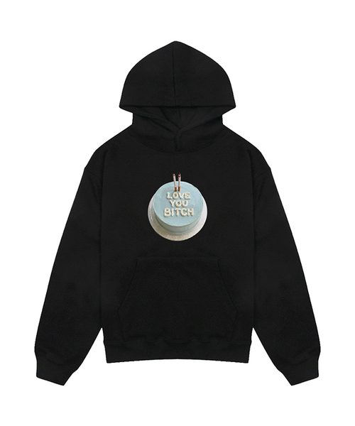 ARIGHTANGLE（アライトアングル）の「LOVE YOU HOODIE (2 COLOR)（パーカー・レディース・ホワイト/ブラック・FREE）」の2枚目の写真