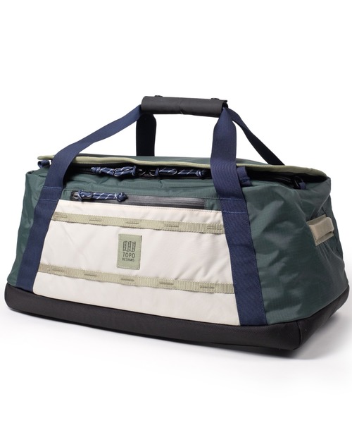TOPO DESIGNS(トポデザインズ)の「多機能ダッフルバッグ【TOPO DESIGNS】MOUNTAIN DUFFEL 40L(ボストンバッグ・レディース・ブルー/ブラック・ONE SIZE)」の2枚目の写真