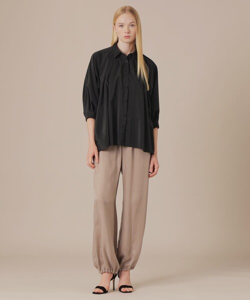 MACKINTOSH LONDON(マッキントッシュ ロンドン)の「コンジュゲートストレッチブラウス(シャツ/ブラウス・レディース・ブラック/オフホワイト・38)」の4枚目の写真