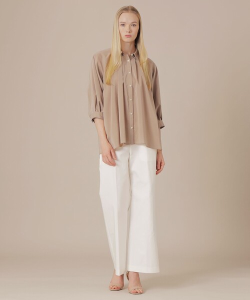 MACKINTOSH LONDON(マッキントッシュ ロンドン)の「コンジュゲートストレッチブラウス(シャツ/ブラウス・レディース・ブラック/オフホワイト・38)」の5枚目の写真