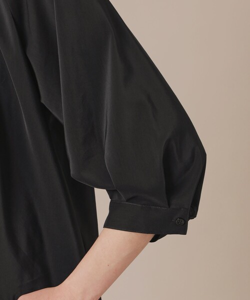 MACKINTOSH LONDON(マッキントッシュ ロンドン)の「コンジュゲートストレッチブラウス(シャツ/ブラウス・レディース・ブラック/オフホワイト・38)」の9枚目の写真