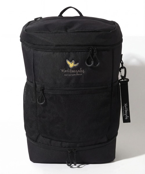 Mark Gonzales(マーク・ゴンザレス)の「【Mark Gonzales/マーク ゴンザレス】アートワークデザインコレクション ボックスサック バックパック(バックパック/リュック・メンズ・ブラック系2/ブラック系1・FREE)」の1枚目の写真