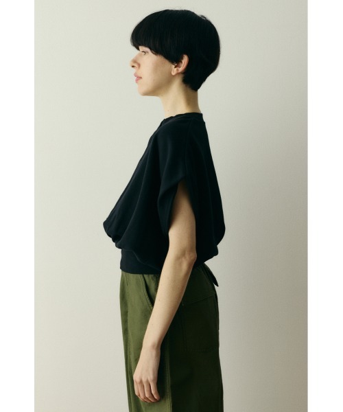 HeRIN.CYE(ヘリンドットサイ)の「V neck box cut vest Vネックボックスカットベスト(ベスト・レディース・杢グレー/ライトピンク/ブラック・FREE)」の6枚目の写真