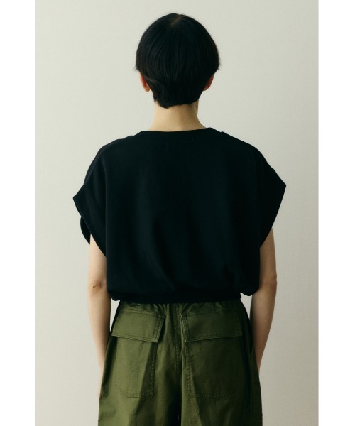 HeRIN.CYE(ヘリンドットサイ)の「V neck box cut vest Vネックボックスカットベスト(ベスト・レディース・杢グレー/ライトピンク/ブラック・FREE)」の11枚目の写真