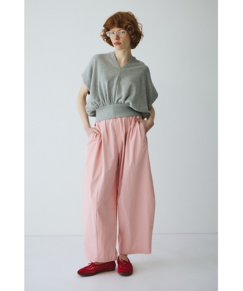 HeRIN.CYE(ヘリンドットサイ)の「V neck box cut vest Vネックボックスカットベスト(ベスト・レディース・杢グレー/ライトピンク/ブラック・FREE)」の7枚目の写真