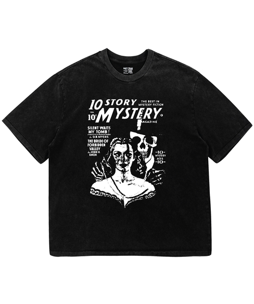 NAVYTEAM(ネイビーチーム)の「10 STORY MYSTERY ピグメントダイング半袖Tシャツ(Tシャツ/カットソー・レディース・ブラック×ホワイト/ブラック×グレー・1/2/3)」の1枚目の写真