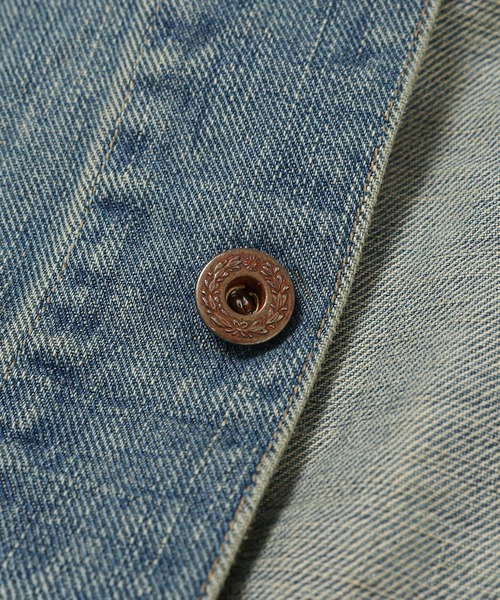 SUGARHILL(シュガーヒル)の「FADED TYROL DENIM JACKET(デニムジャケット・メンズ・ブルー系その他・2)」の3枚目の写真