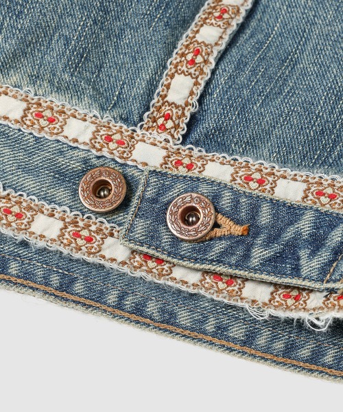 SUGARHILL(シュガーヒル)の「FADED TYROL DENIM JACKET(デニムジャケット・メンズ・ブルー系その他・2)」の8枚目の写真