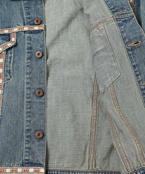SUGARHILL(シュガーヒル)の「FADED TYROL DENIM JACKET(デニムジャケット・メンズ・ブルー系その他・2)」の9枚目の写真