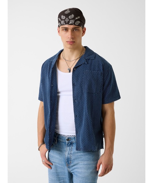 GUESS JEANS Boxy Camp Shirt シャツ | GUESS(ゲス) JAPAN 公式