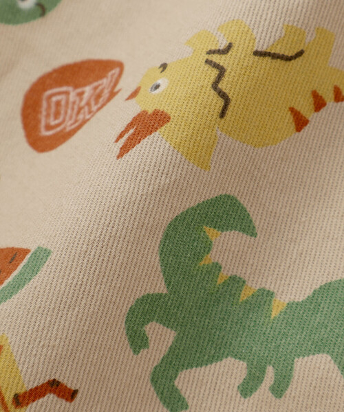 SLAP SLIP(スラップスリップ)の「恐竜くるま宇宙船総柄7分丈サロペット(80~110cm)(サロペット/オーバーオール・キッズ・ブルー系その他・110cm/100cm/80cm)」の14枚目の写真