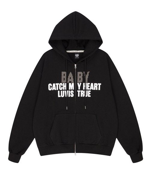 LUVISTRUE(ラヴイズトゥルー)の「LUVISTRUE x YENA HOOD ZIPUP(BLACK)(パーカー・レディース・その他・FREE)」の3枚目の写真