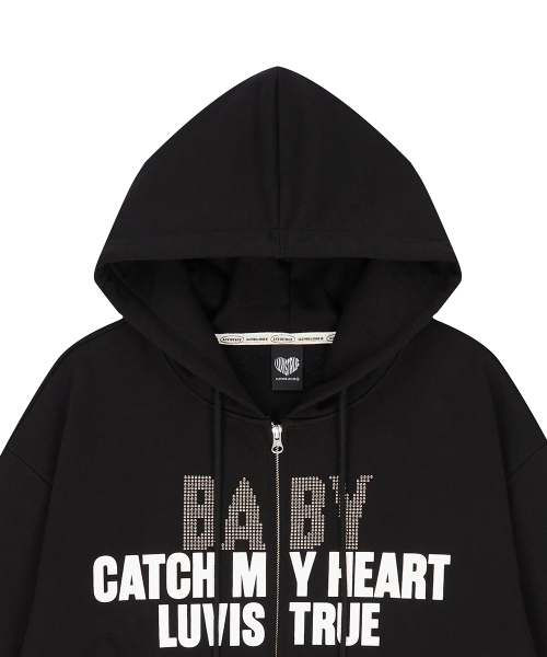 LUVISTRUE(ラヴイズトゥルー)の「LUVISTRUE x YENA HOOD ZIPUP(BLACK)(パーカー・レディース・その他・FREE)」の5枚目の写真