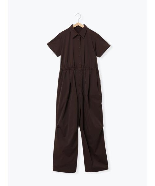 Samansa Mos2（サマンサ モスモス）の「ジャンプスーツ（サロペット/オーバーオール・レディース・ブラウン/ネイビー/ベージュ・F）」の2枚目の写真