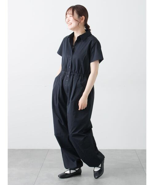 Samansa Mos2（サマンサ モスモス）の「ジャンプスーツ（サロペット/オーバーオール・レディース・ブラウン/ネイビー/ベージュ・F）」の9枚目の写真