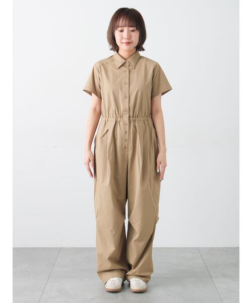 Samansa Mos2（サマンサ モスモス）の「ジャンプスーツ（サロペット/オーバーオール・レディース・ブラウン/ネイビー/ベージュ・F）」の12枚目の写真