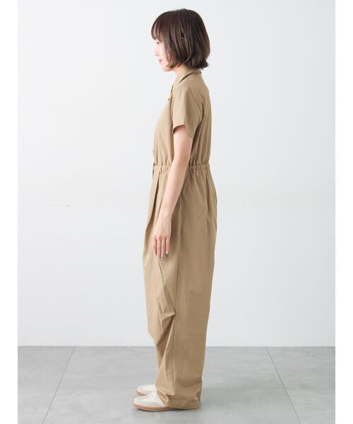 Samansa Mos2（サマンサ モスモス）の「ジャンプスーツ（サロペット/オーバーオール・レディース・ブラウン/ネイビー/ベージュ・F）」の13枚目の写真