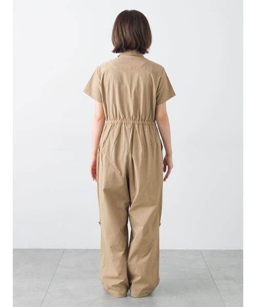 Samansa Mos2（サマンサ モスモス）の「ジャンプスーツ（サロペット/オーバーオール・レディース・ブラウン/ネイビー/ベージュ・F）」の14枚目の写真