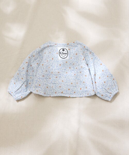 CIAOPANIC TYPY(チャオパニックティピー)の「【BABY】【Qinn】ダブルガーゼヘンリーブラウス:80cm(その他ベビーウェア・キッズ・サックスブルー/ホワイト/ブラウン・80)」の11枚目の写真