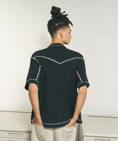 PHINGERIN(フィンガリン)の「PHINGERIN/フィンガリン/SUMMER PG1 WESTERN SHIRT(シャツ/ブラウス・メンズ・ブラック/ピンク/ネイビー・L/M/S)」の5枚目の写真