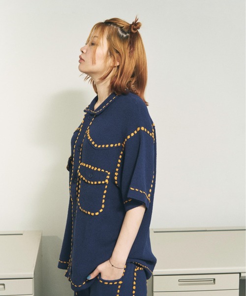 PHINGERIN(フィンガリン)の「PHINGERIN/フィンガリン/SUMMER PG1 WESTERN SHIRT(シャツ/ブラウス・メンズ・ブラック/ピンク/ネイビー・L/M/S)」の8枚目の写真