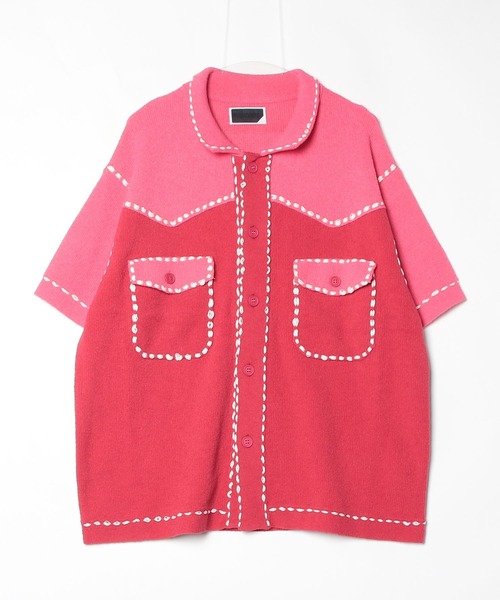 PHINGERIN(フィンガリン)の「PHINGERIN/フィンガリン/SUMMER PG1 WESTERN SHIRT(シャツ/ブラウス・メンズ・ブラック/ピンク/ネイビー・L/M/S)」の12枚目の写真