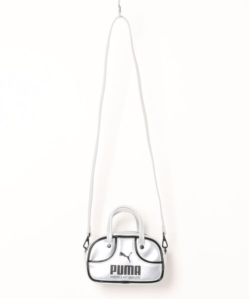 PUMA(プーマ)の「PUMA プーマ U 1976 METALLIC MICRO GRIP バッグ 092485 01GRAY/BK(ボディバッグ/ウエストポーチ・メンズ・グレー・FREE)」の1枚目の写真