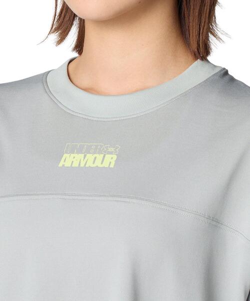 UNDER ARMOUR(アンダーアーマー)の「UAテック ボックス グラフィック Tシャツ(トレーニング/レディース)(Tシャツ/カットソー・レディース・グレー系その他・M/L/S/XL)」の2枚目の写真