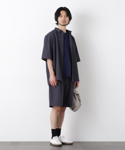 NANO universe(ナノユニバース)の「ライトウェイトストレッチ ショートパンツ(セットアップ可)(その他パンツ・メンズ・グレー/ブラック/カーキ・S/M/L)」の17枚目の写真