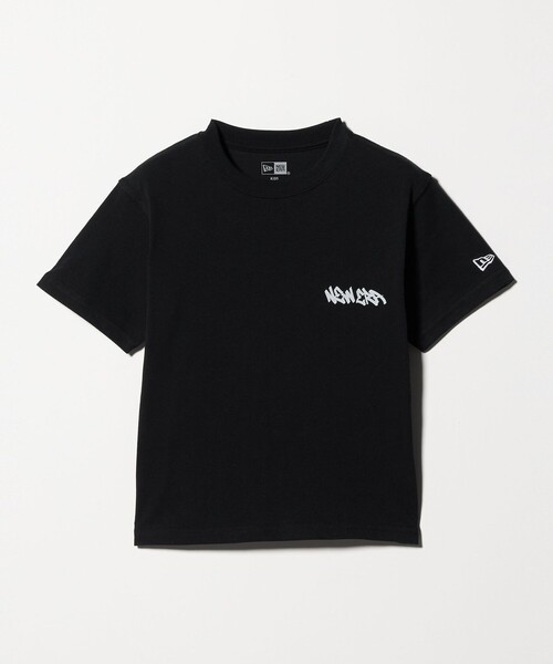 NEW ERA(ニューエラ)の「<NEW ERA>タギング Tシャツ / キッズ(130cmー160cm)(Tシャツ/カットソー・キッズ・ブラック/ライトブルー・150cm/130cm/140cm/160cm)」の1枚目の写真