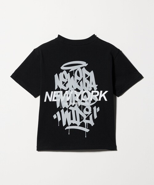 NEW ERA(ニューエラ)の「<NEW ERA>タギング Tシャツ / キッズ(130cmー160cm)(Tシャツ/カットソー・キッズ・ブラック/ライトブルー・150cm/130cm/140cm/160cm)」の10枚目の写真
