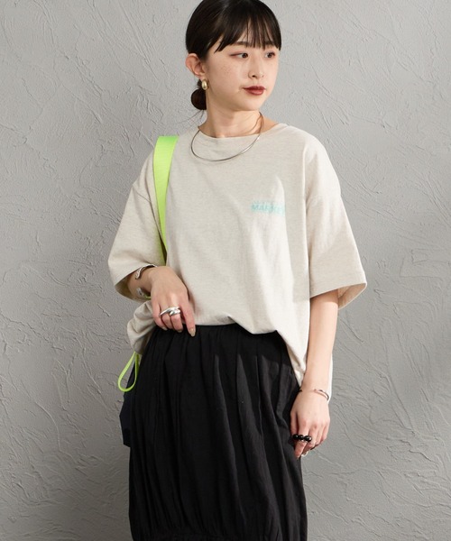 AMERICANA（アメリカーナ）の「【WEB限定】[Americana/アメリカーナ] MARKET バックプリントＴシャツ（Tシャツ/カットソー・レディース・ホワイト/オートミール/ブラウン・ONE SIZE）」の13枚目の写真