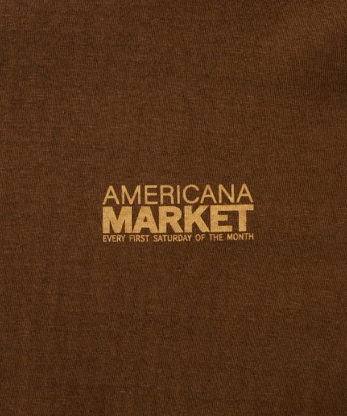 AMERICANA（アメリカーナ）の「【WEB限定】[Americana/アメリカーナ] MARKET バックプリントＴシャツ（Tシャツ/カットソー・レディース・ホワイト/オートミール/ブラウン・ONE SIZE）」の21枚目の写真