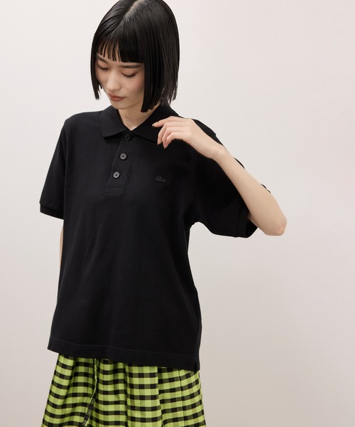 LACOSTE(ラコステ)の「【LACOSTE for ADAM ET ROPE'】別注 Classic Polo(ポロシャツ・レディース・ブラック/クリーム/ボルドー・36)」の22枚目の写真