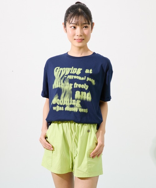 shrita(シュリータ)の「ナイロンショートカーゴパンツ(カーゴパンツ・キッズ・ブラック/イエロー系その他/パープル・L/M)」の21枚目の写真