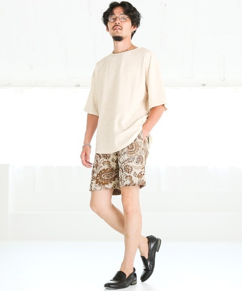 LUXSTYLE(ラグスタイル)の「スラブミックスリラックス半袖Tシャツ(Tシャツ/カットソー・メンズ・グレー/ブラック・M/L)」の22枚目の写真