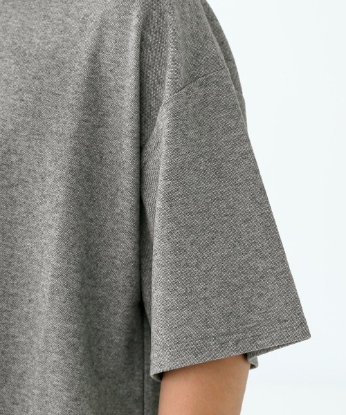 LUXSTYLE(ラグスタイル)の「スラブミックスリラックス半袖Tシャツ(Tシャツ/カットソー・メンズ・グレー/ブラック・M/L)」の7枚目の写真