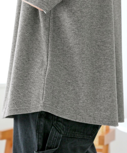 LUXSTYLE(ラグスタイル)の「スラブミックスリラックス半袖Tシャツ(Tシャツ/カットソー・メンズ・グレー/ブラック・M/L)」の8枚目の写真